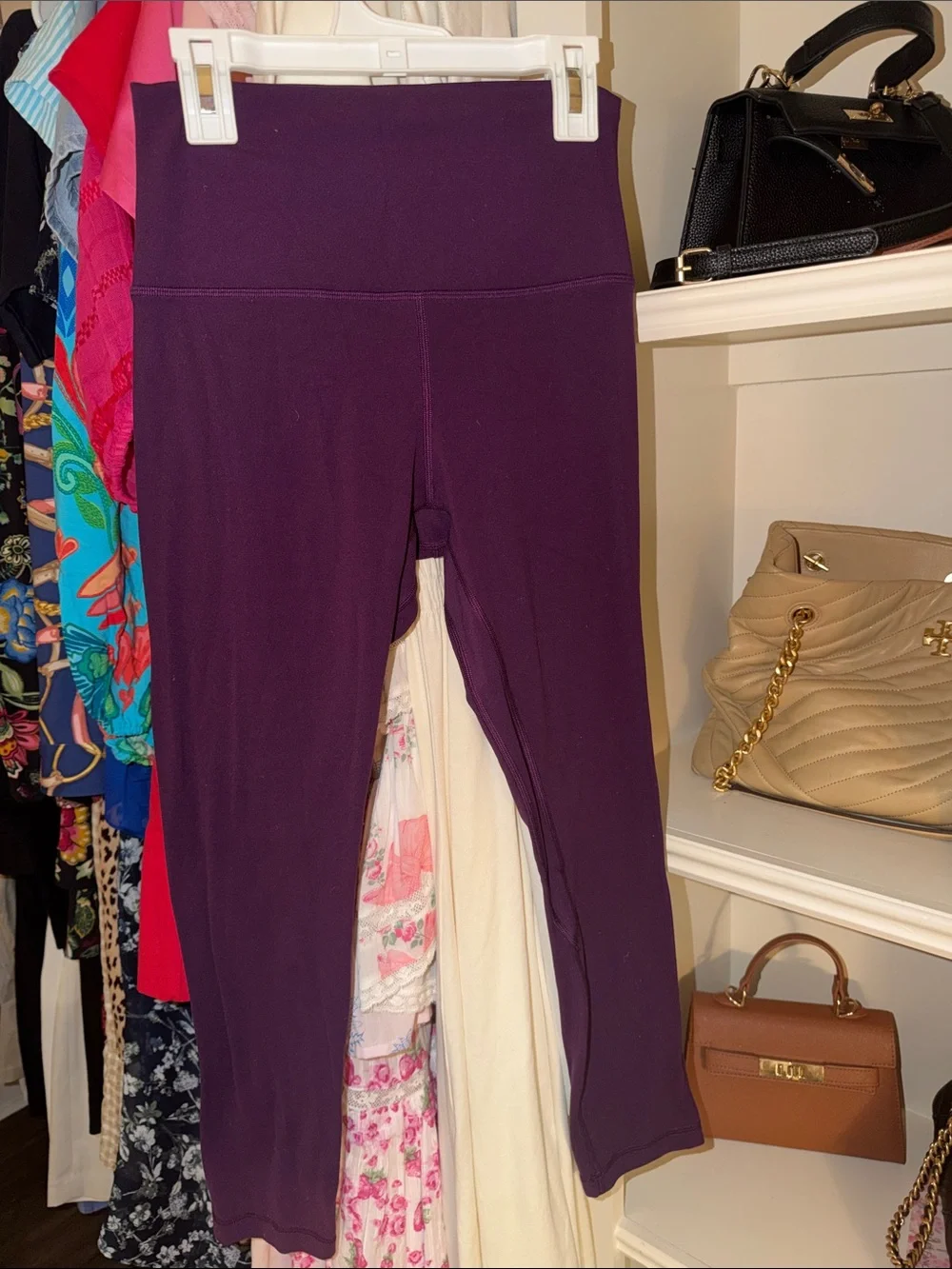 lululemon athletica plum Leggings Size 6 - align leggings 23”